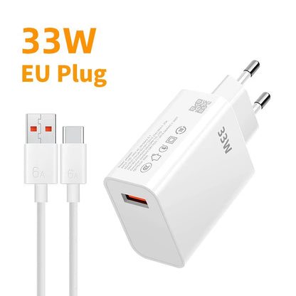 USB Charger 33W Fast Charging