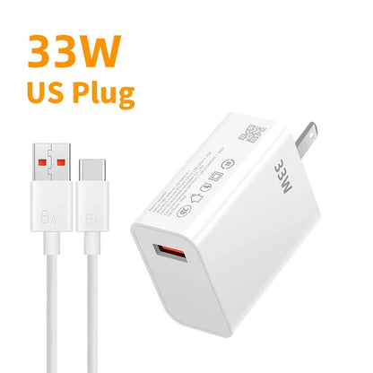 USB Charger 33W Fast Charging
