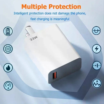USB Charger 33W Fast Charging